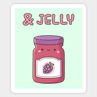 Cute Grape Jelly Jam Jar Magnet